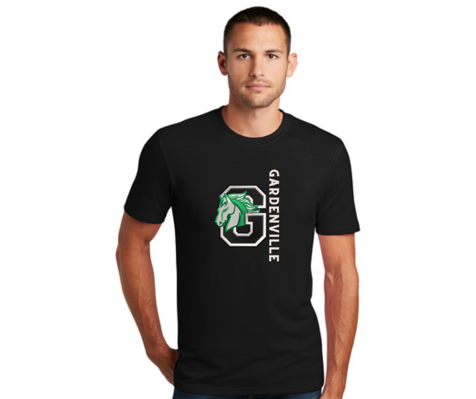 Adult Black T-Shirt- Gardenville