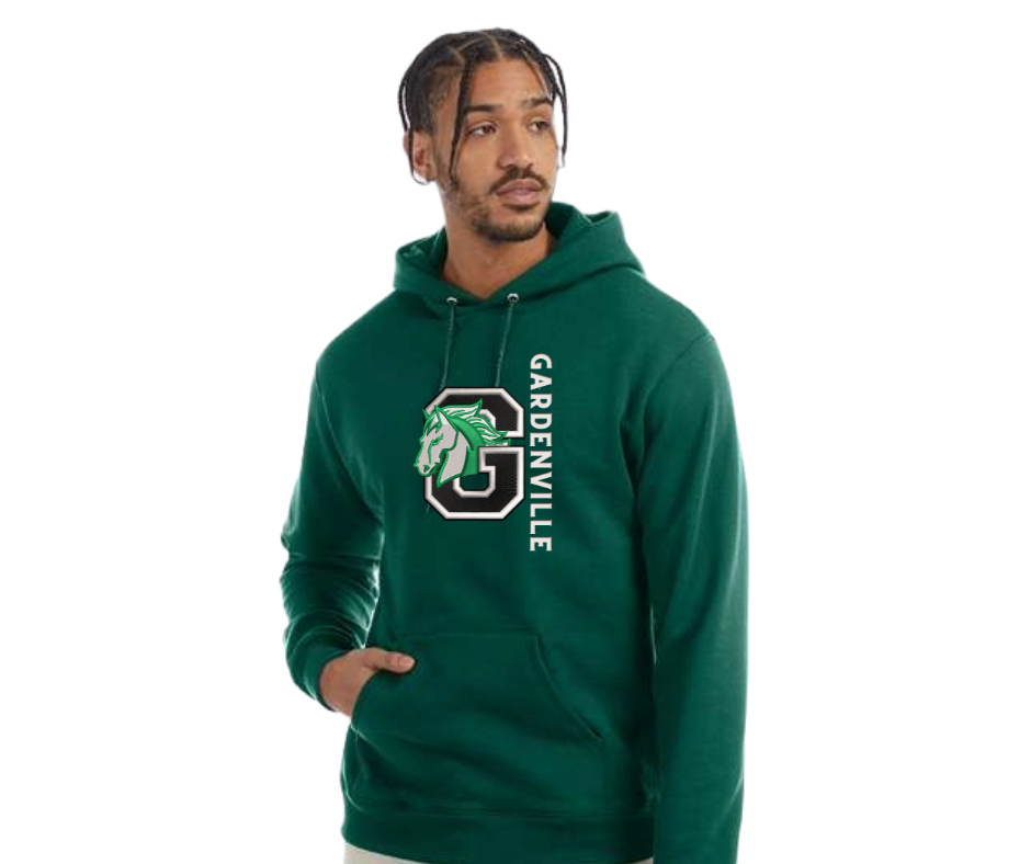 Adult Green Hoodie- Gardenville