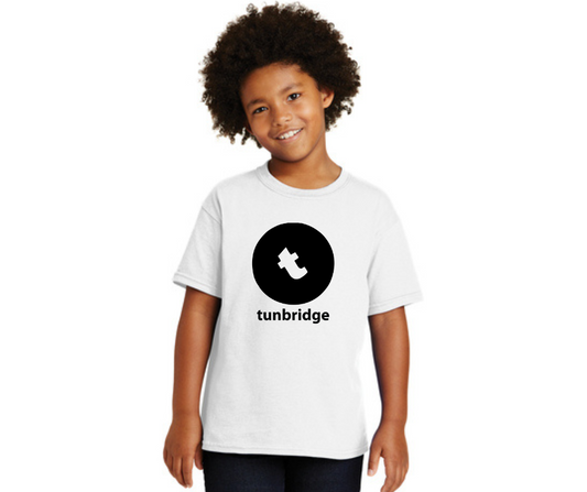 Youth White T-Shirt- Tunbridge