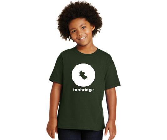Youth Dark Green T-Shirt- Tunbridge