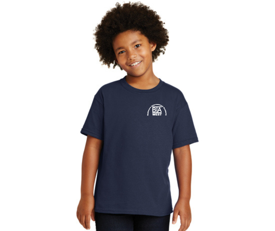 Youth Navy T-Shirt- BIA West