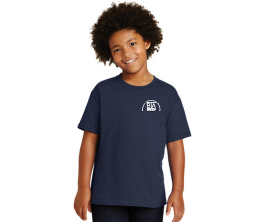 Youth Navy T-Shirt- BIA West