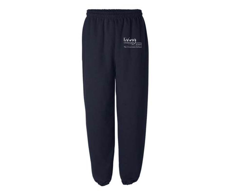 Adult Navy Sweatpants- Crossroads