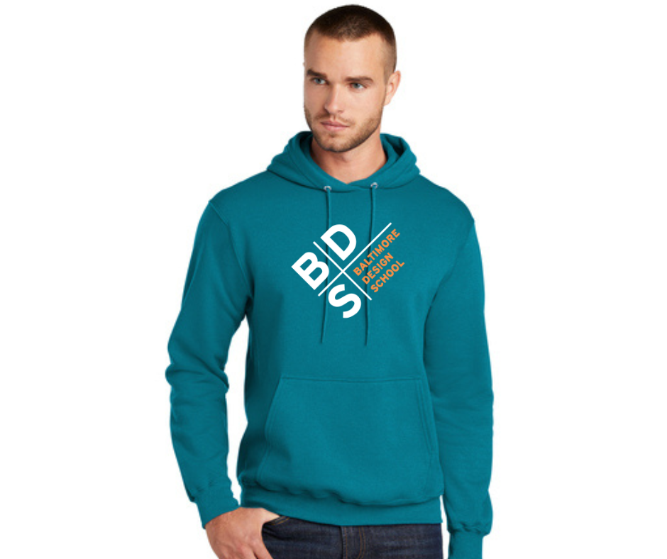 Adult Teal Logo Hoodie- BDS