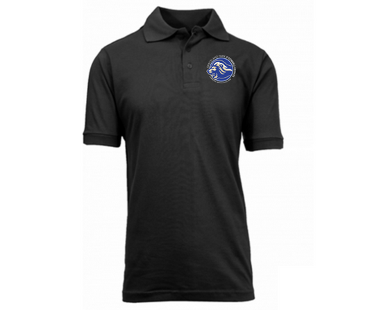 Youth Black Short Sleeve Polo- Graceland Park