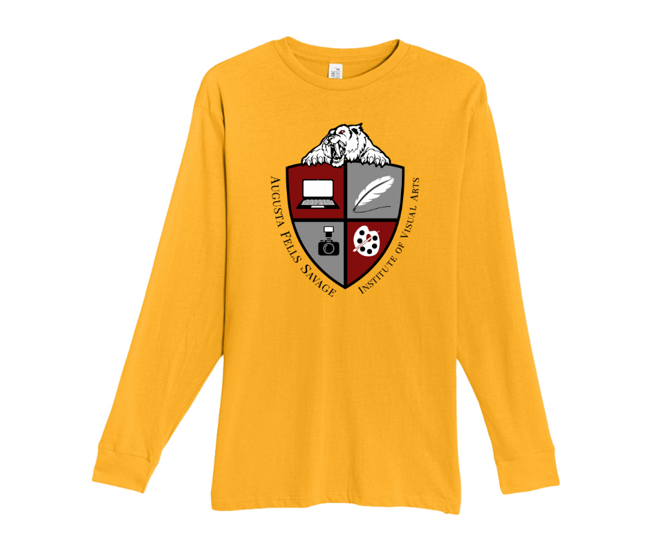 Gold Long Sleeve Adult T-Shirt- Augusta Fells