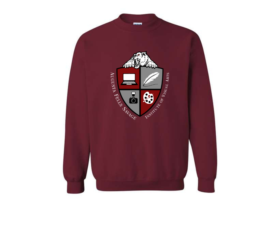 Burgundy Adult Crew- Augusta Fells