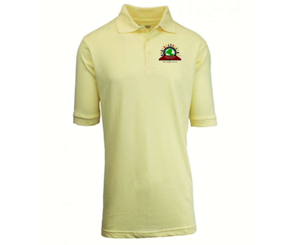 Youth Yellow Short Sleeve Polo- Empowerment Academy