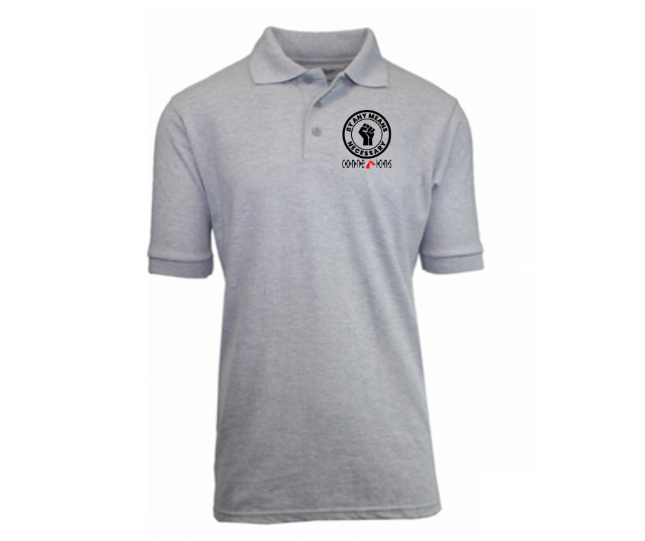Grey Short Sleeve Polo- ConneXions