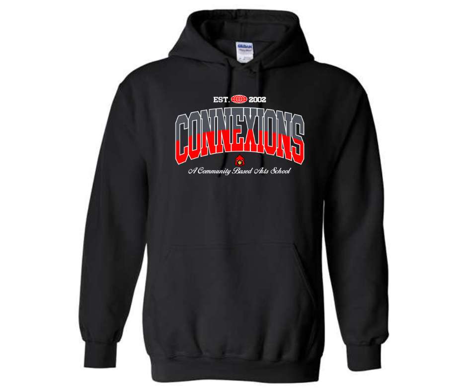 Adult Black Hoodie- ConneXions