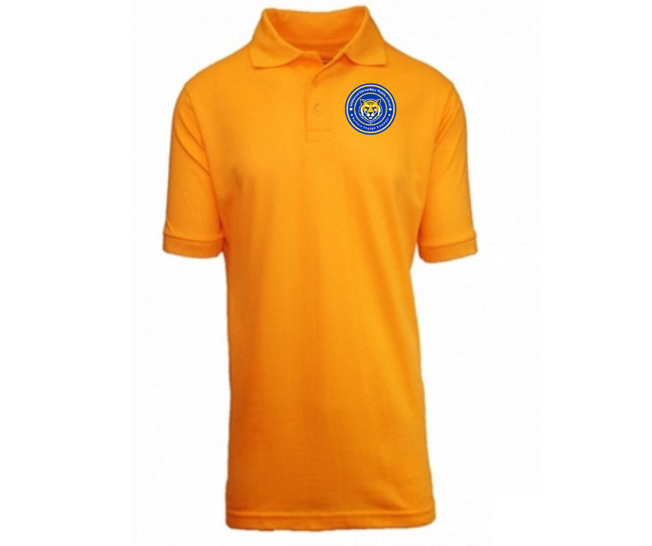 Youth Gold Short Sleeve Polo- Wildwood