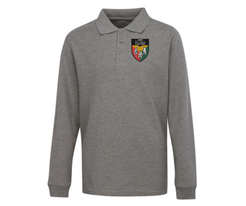 Youth Long Sleeve Polo- KIPP Ujima