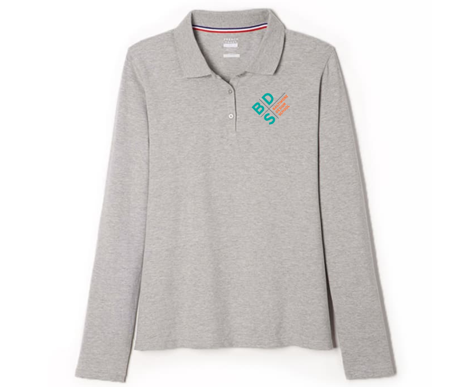 Ladies Long Sleeve Polo- BDS