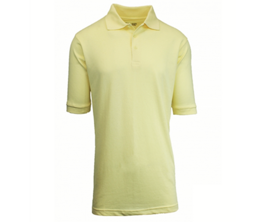 Yellow Uniform Short Sleeve Polo- MAW