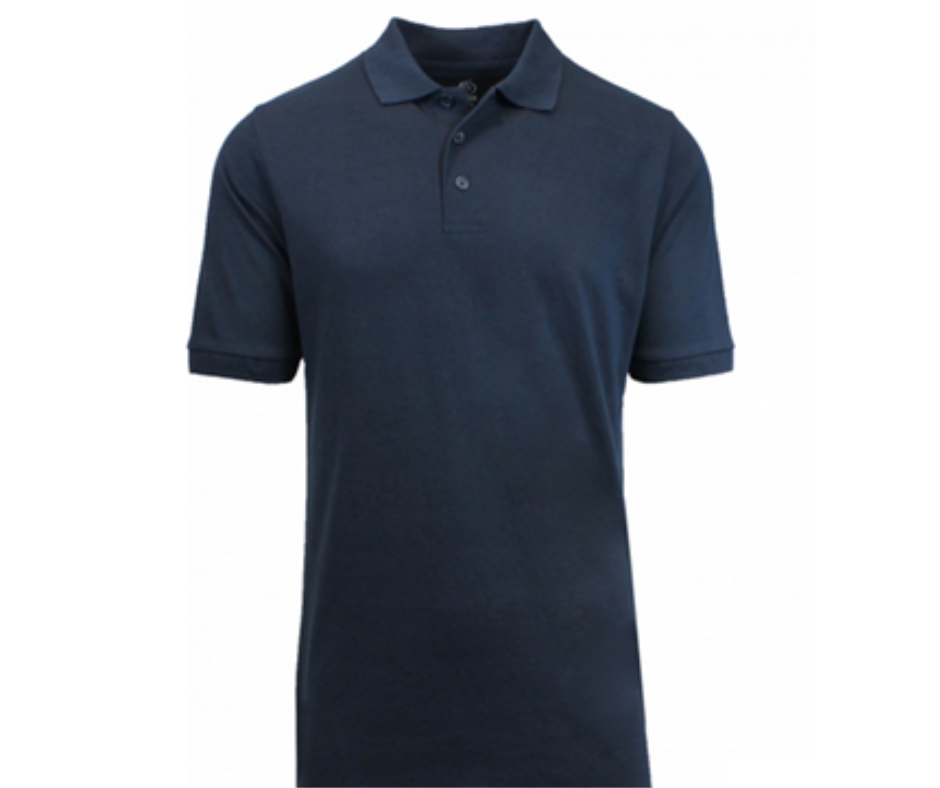 Navy Uniform Short Sleeve Polo- Franklin