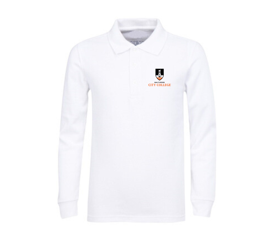 White City College Uniform Long Sleeve Polo