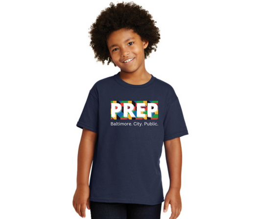 Navy PREP Youth Tee (Multi-Colored)