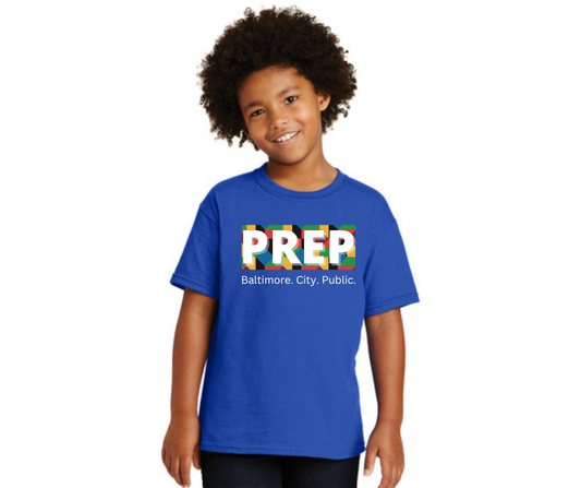 Royal Blue PREP Youth Tee (Multi-Colored)