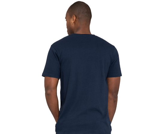 Navy City College Heavyweight Chain Stitched Tee