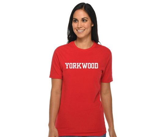 Teacher/Staff Red T-Shirt- Yorkwood