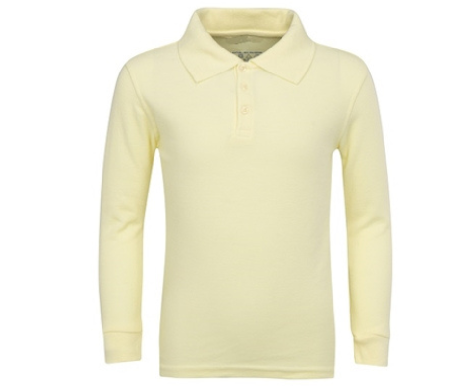 Yellow Uniform Long Sleeve Polo