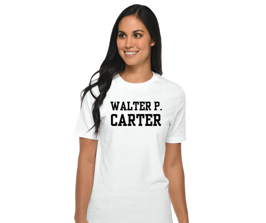 Teacher/Staff White T-Shirt- Carter