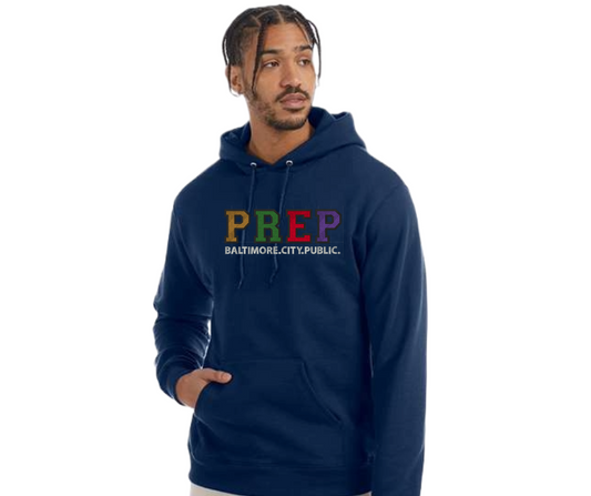 Teacher/Staff Mult-Colored PREP Embroidered Hoodie