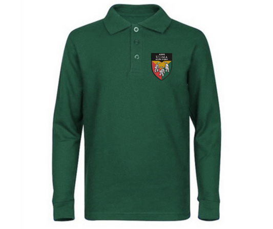 Green KIPP Ujima Long Sleeve Polo