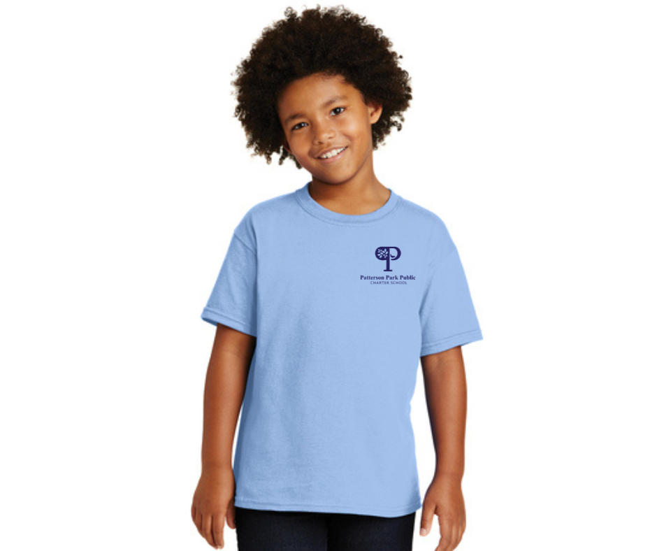 Powder Blue Youth Logo T-Shirt- Patterson Park