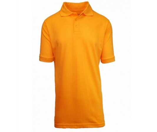 Gold Short Sleeve Uniform Polo- Edgewood