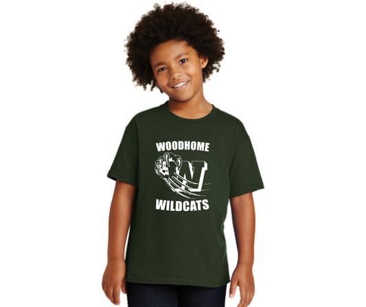 Dark Green Woodhome Youth T-Shirt