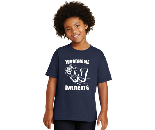 Navy Woodhome Youth T-Shirt