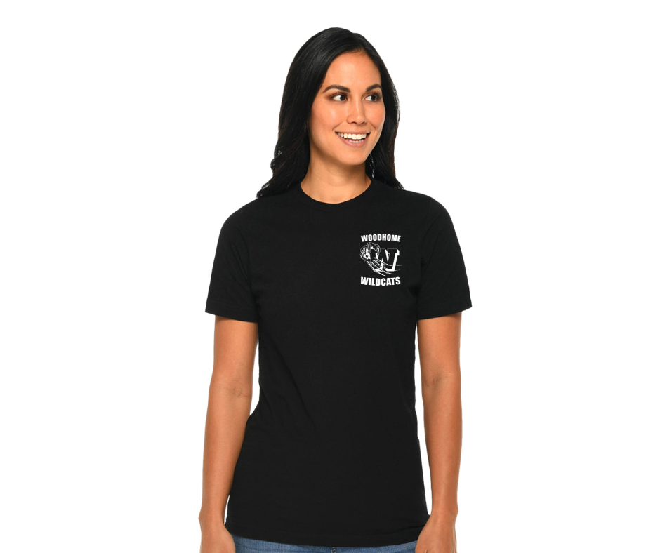 Teacher/Staff- Black T-Shirt- Woodhome