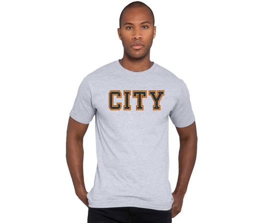 Grey City College Heavyweight Chain Stitched Tee