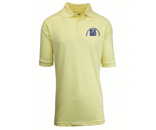 Yellow Short Sleeve Polo- BIA West