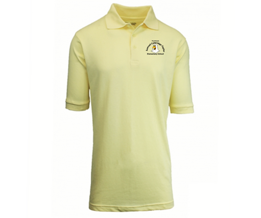 Youth Yellow Short Sleeve Polo- HSCT