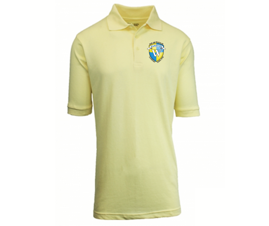 Yellow Uniform Short Sleeve Polo- MAW