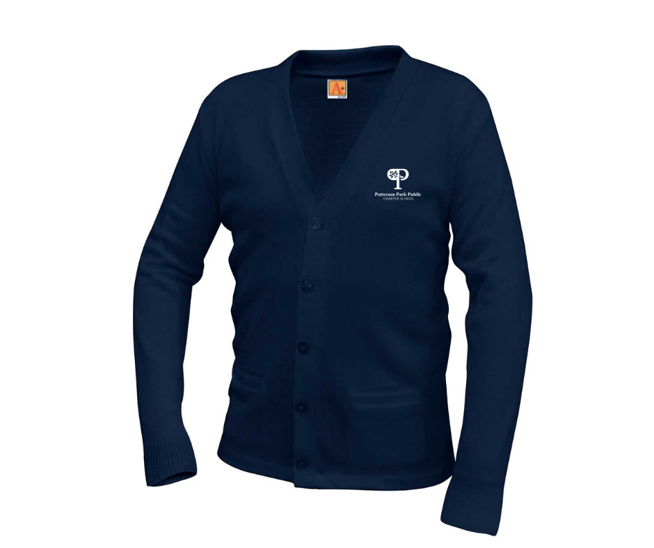 Adult Navy Cardigan- Patterson Park