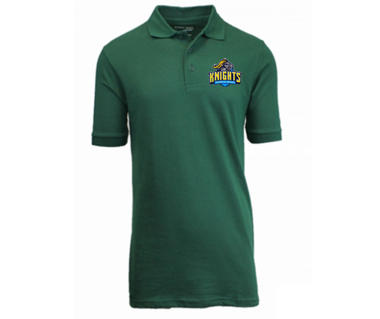 Youth Green Short Sleeve Polo- Franklin