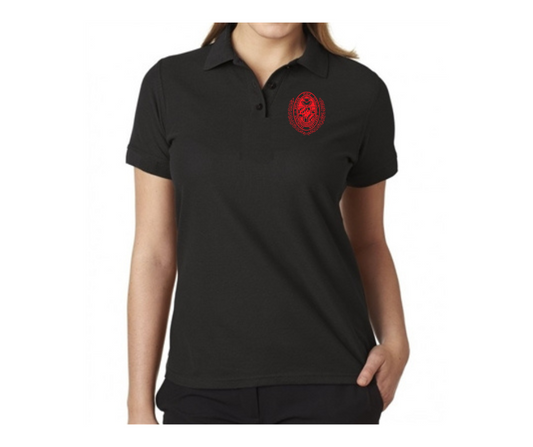 Ladies Black Short Sleeve Polo (Adult)- Western HS