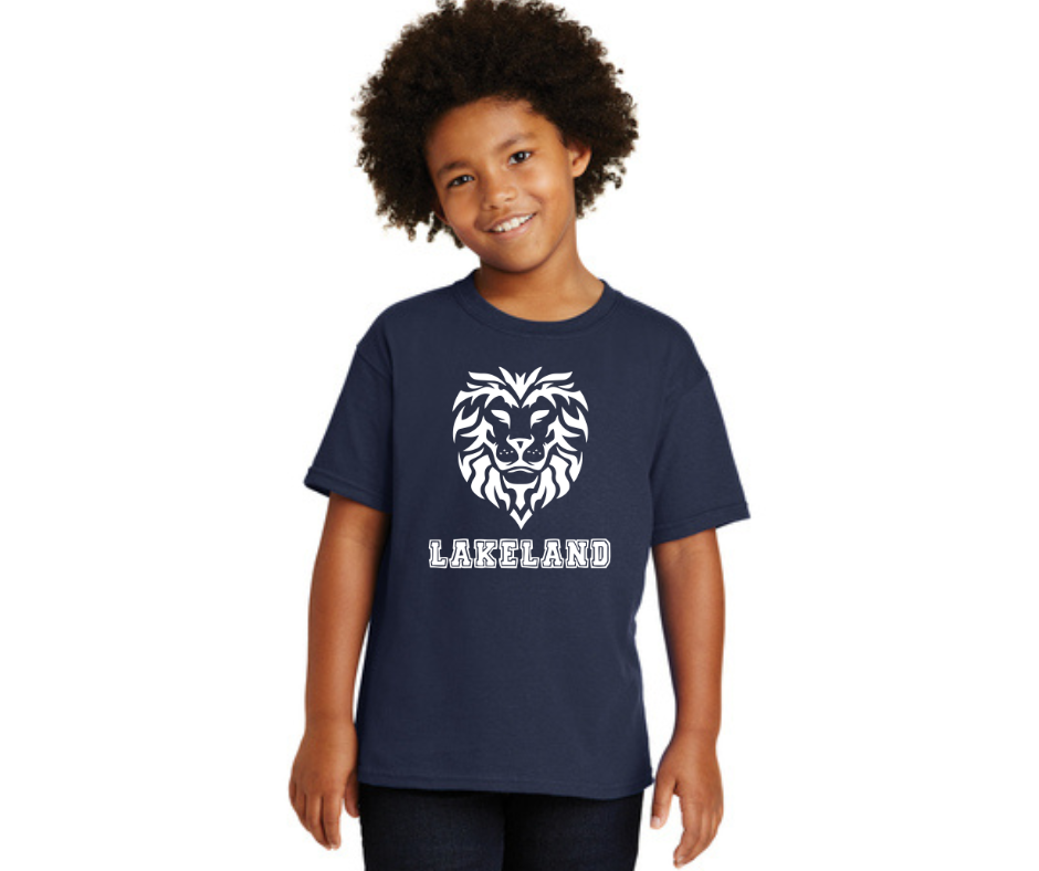 Youth Navy T-Shirt- Lakeland