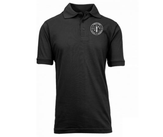 Adult Black Short Sleeve Polo- Forest Park HS