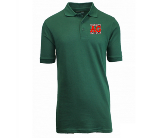 Youth Green Short Sleeve Polo- Armistead