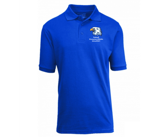 Royal Blue Short Sleeve Polo-Fallstaff