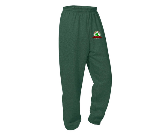 Youth Hunter Green Gym Sweatpants- Empowerment Academy