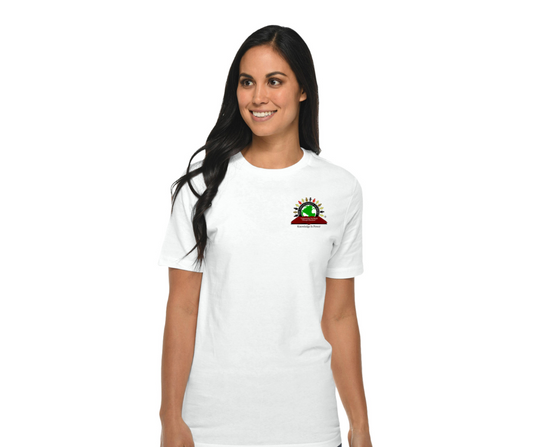 Adult White Gym T-Shirt- Empowerment Academy
