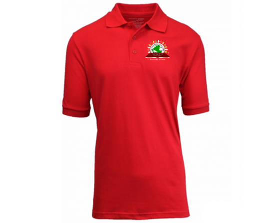 Youth Red Short Sleeve Polo- Empowerment Academy