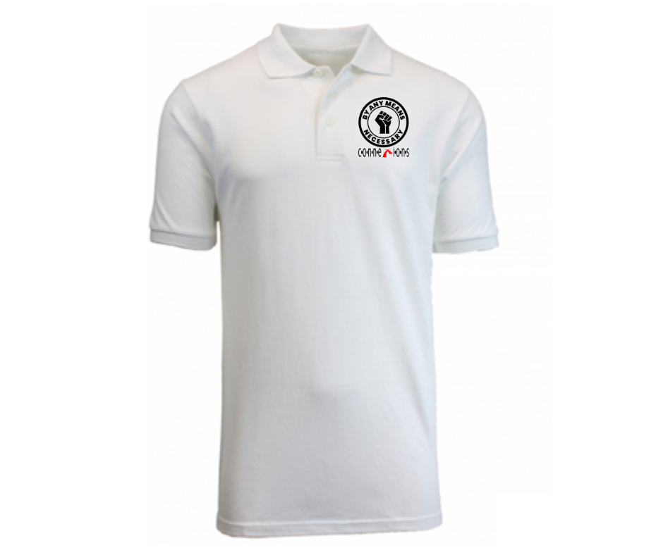 White Short Sleeve Polo- ConneXions