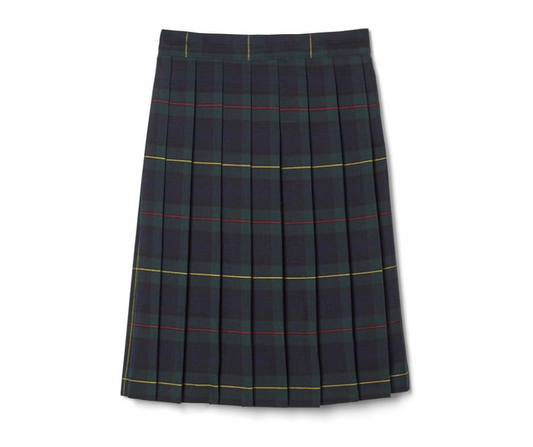 Below The Knee Plaid Skirt- Empowerment Academy