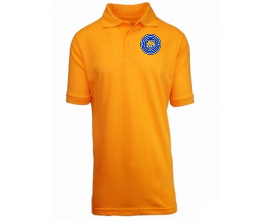 Youth Gold Short Sleeve Polo- Wildwood